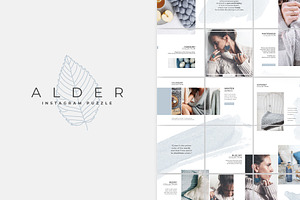 Alder Instagram Puzzle Template