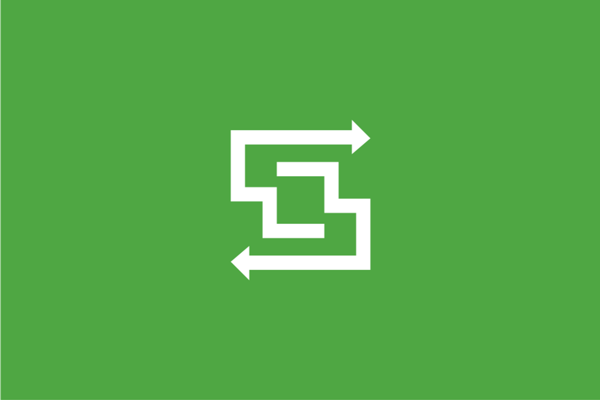 Square Arrow Letter S Logo, a Branding & Logo Template by johnkent