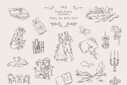 Vintage Literary Line Art collection, a Decorative Illustration by Eva Gentle (Thumbnail 3 of 13)