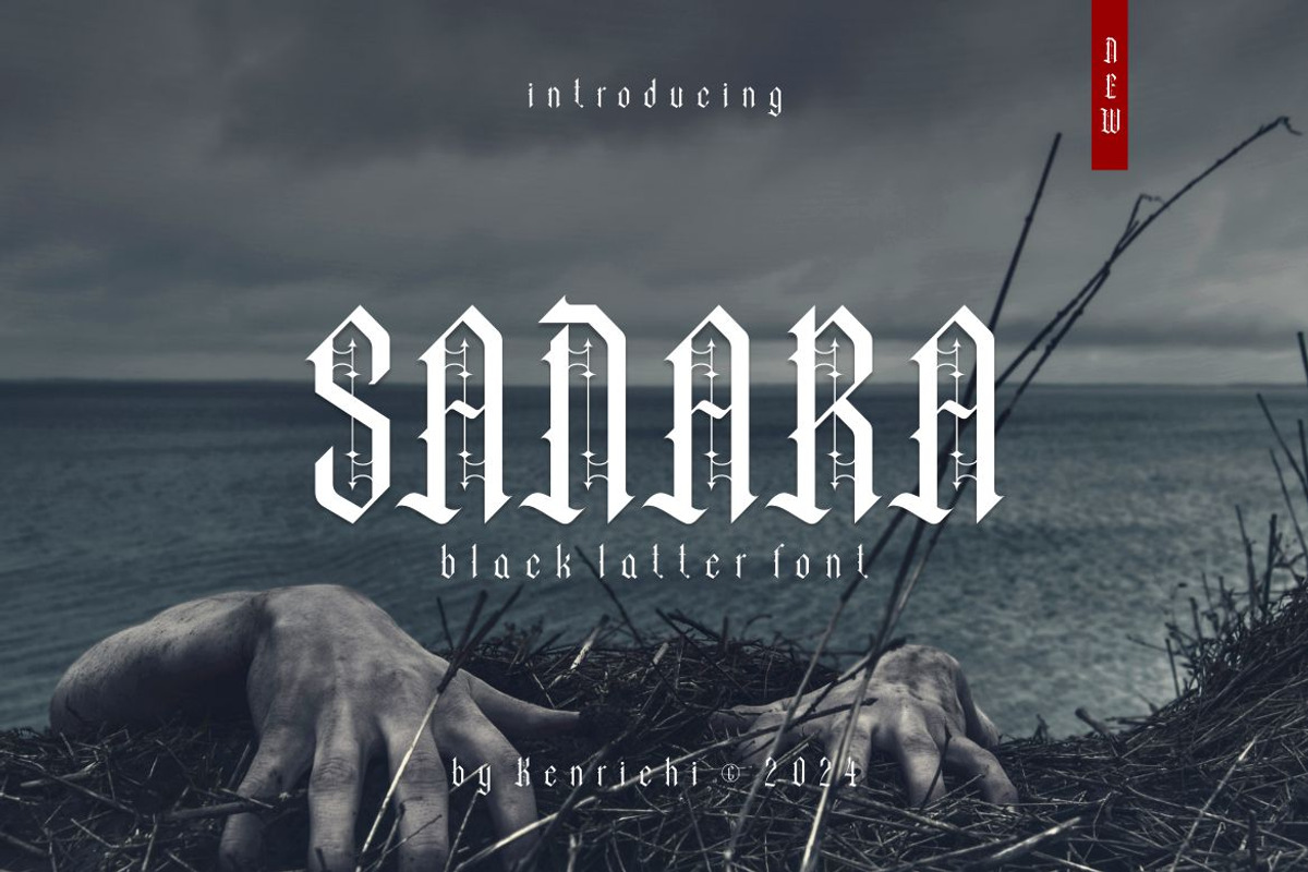 Sanara, a Script Font by Kenrichi (Photo 1 of 9)