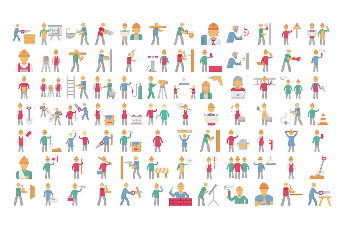 Construction Icons Pack, an Icon by Vector Portal (Photo 2 of 5)