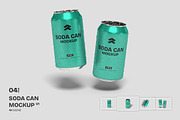 Soda Can - Mockup, a Mockup by Rometheme Std (Thumbnail 1 of 5)
