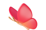 Cute 3D Butterflies icons, an Animal 3D Model by Hannet (Thumbnail 7 of 9)