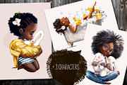 Fluffy Hugs, an Animal Illustration by Eve Farb (Thumbnail 2 of 5)