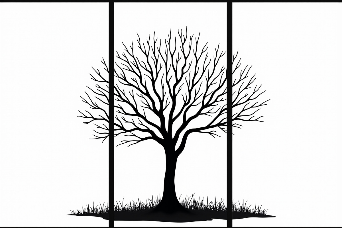 Multi-Panel Tree Silhouette Laser, an Illustration by balal (Photo 2 of 9)