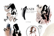 Japandi Abstract Watercolor Clip Art, a Decorative Illustration by whiteheartdesign (Thumbnail 11 of 24)