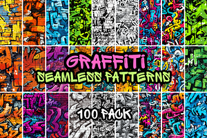 100 GRAFFITI Seamless Patterns