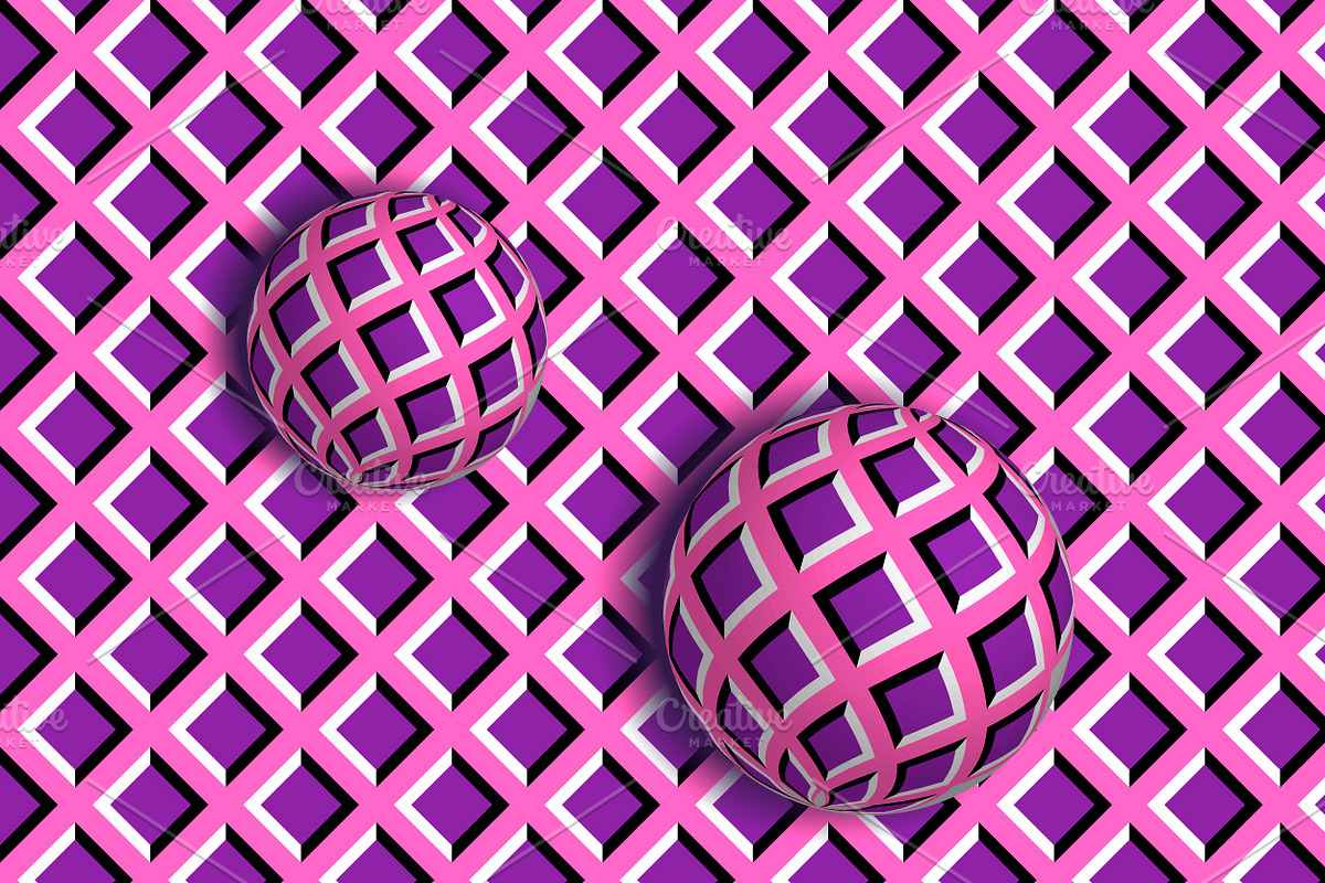 Abstract movement optical illusion, an Illustration by BestPics