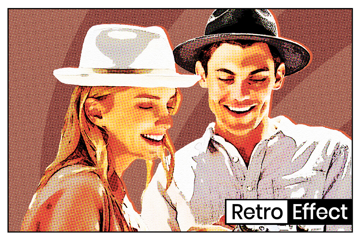 Retro Poster Effect, an Action Add-On by PSD Action (Photo 5 of 7)