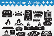 Electric Stove SVG, Stove SVG, an Object Graphic by VectorWorlds (Thumbnail 2 of 3)