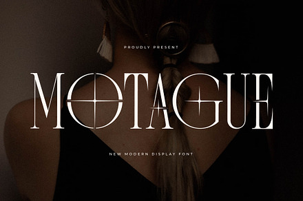 Motague New Modern Display Font, a Serif Font by Letterena Studios