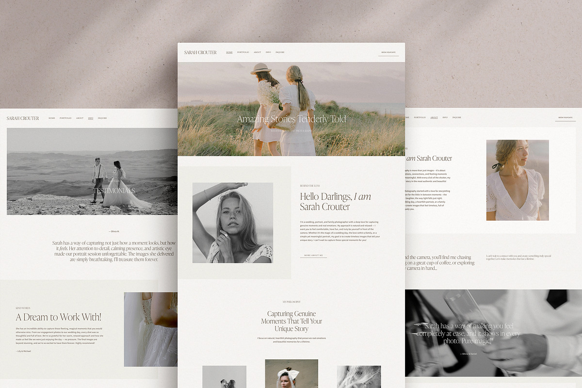 Squarespace Template Photographer, a Squarespace Template by The Soft Voice (Photo 7 of 8)