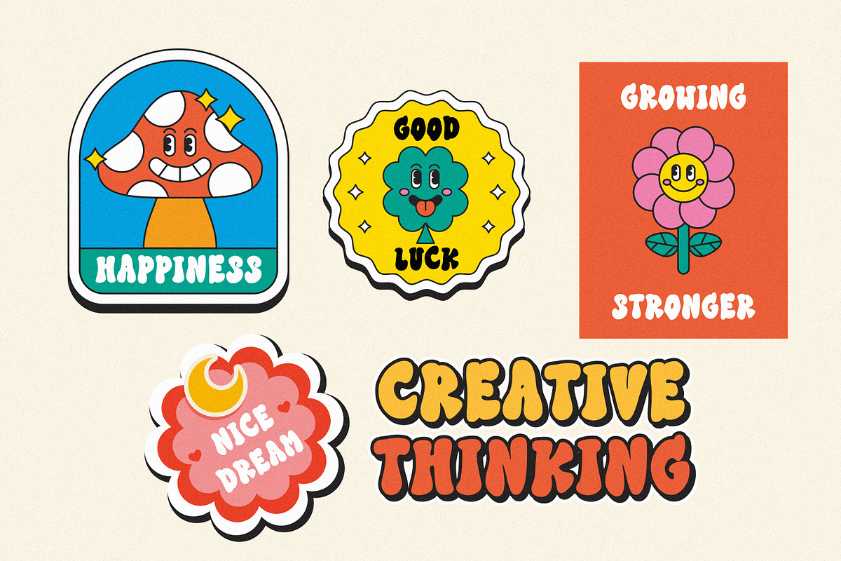 Seventies Groovy, a Serif Font by Essentials Studio (Photo 3 of 10)