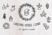 Christmas doodle objects, an Object Graphic by Ladle&co. (Thumbnail 1 of 2)