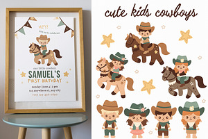 Cowboy Clipart And Patterns For Kids