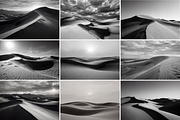 Minimalist Sand Dunes Backgrounds, a Background Graphic by PopotLane (Thumbnail 4 of 7)