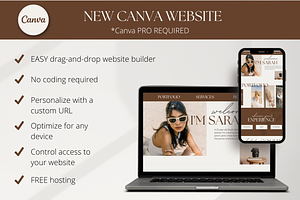 Photographer Canva Website