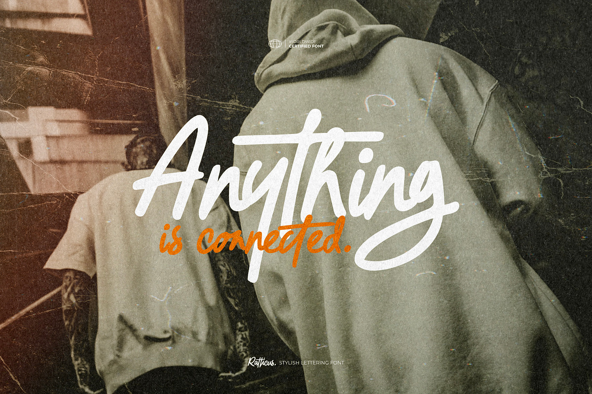 Ratticus - Stylish Lettering Font, a Script Font by ikiiko (Photo 4 of 7)