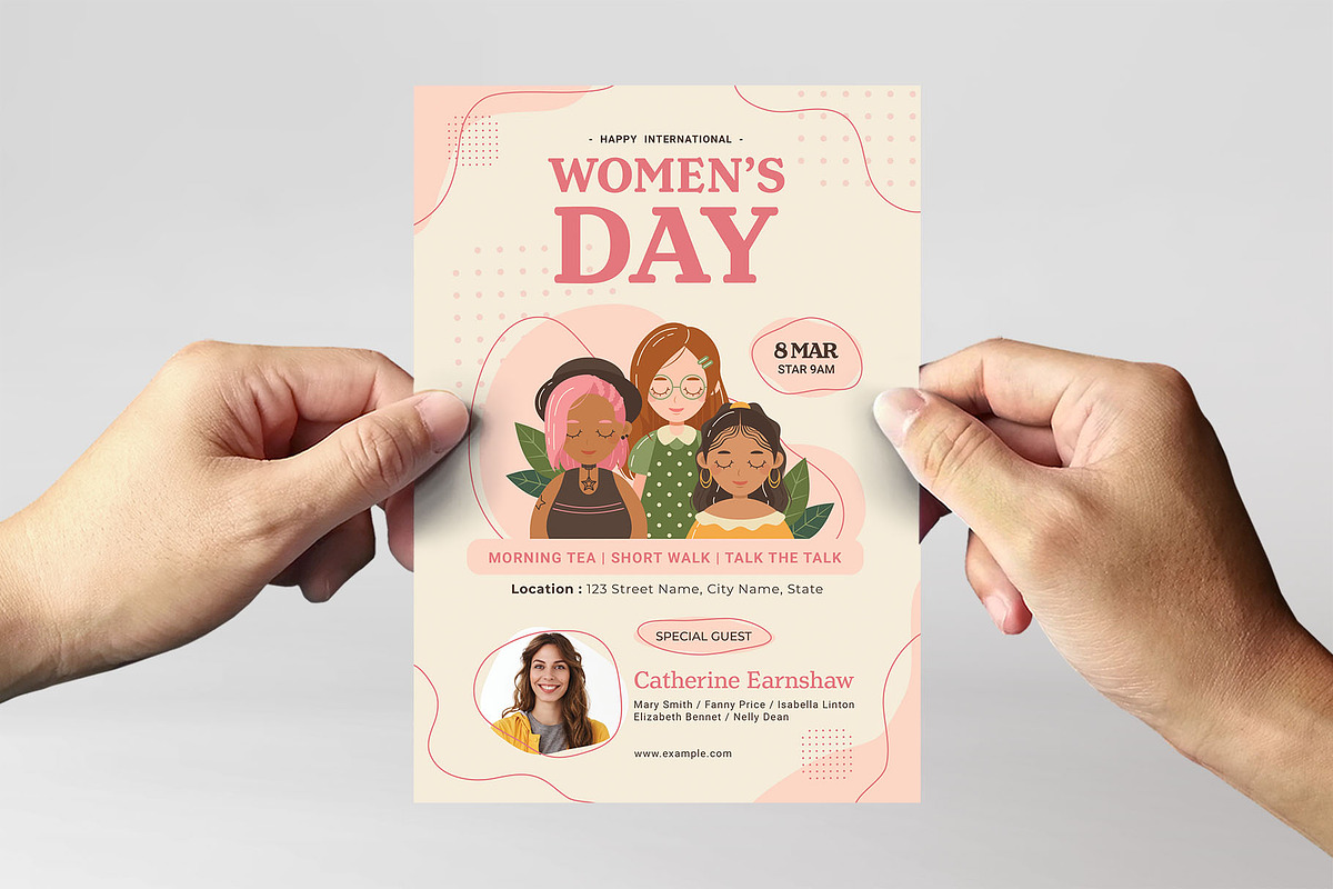 Women's Day Flyer Template, a Flyer Template by BrandPacks (Photo 3 of 4)