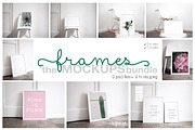 Nordic Frame Mockup Bundle JPG+PSD, a Print Template by Inspire Mockups (Thumbnail 1 of 5)