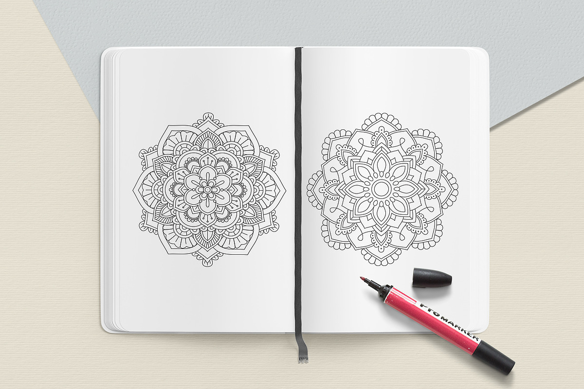Mandala Coloring Book, a Graphic by MISTstudioDesign (Photo 4 of 8)