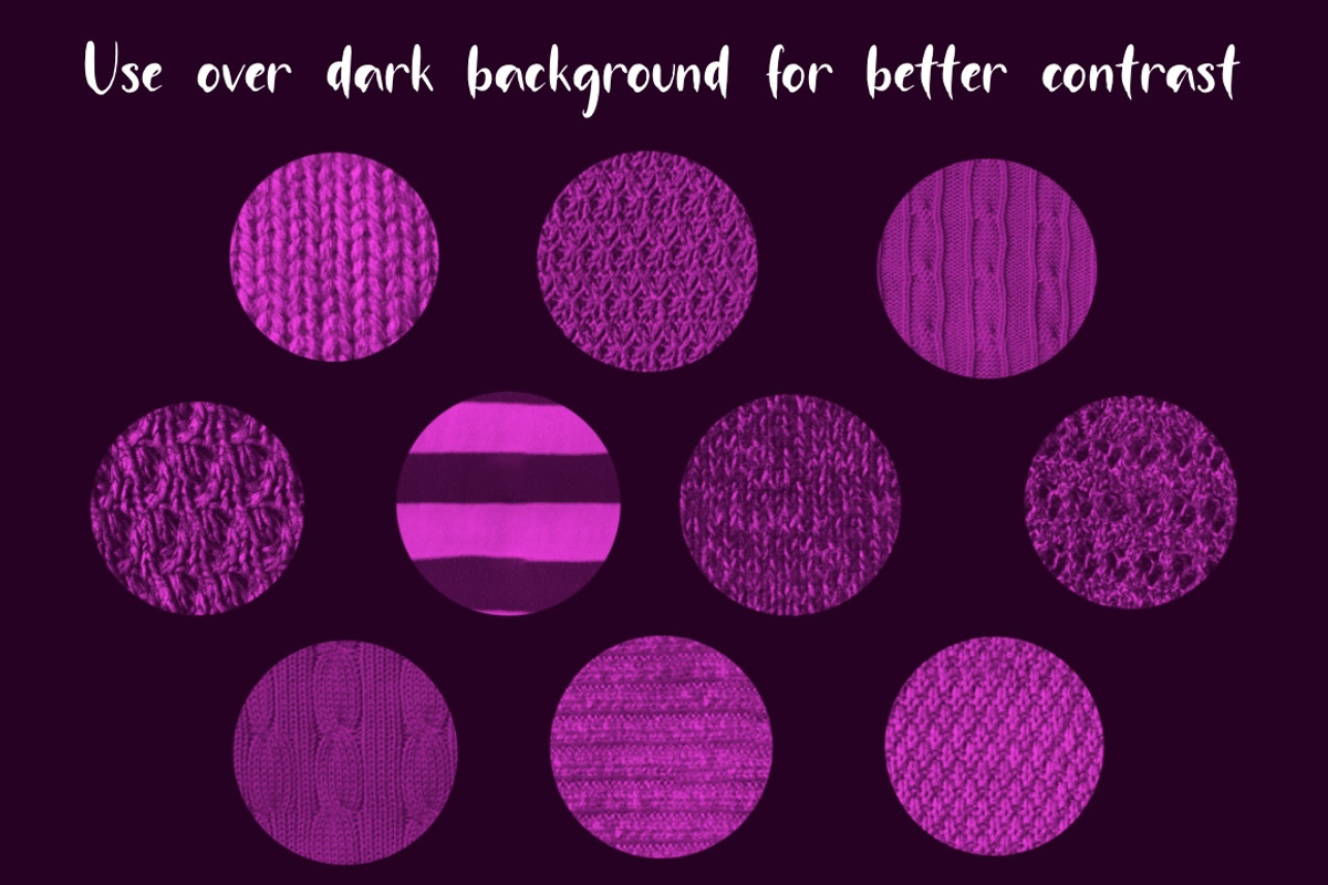 Knitted seamless Procreate brushes, a Brush Add-On by Almazova Dolzhenko (Photo 5 of 10)