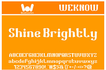 Shine Brightly font
