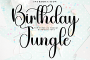 Birthday Jungle, a Handwritten Font by InermediaSTUDIO (Thumbnail 1 of 8)