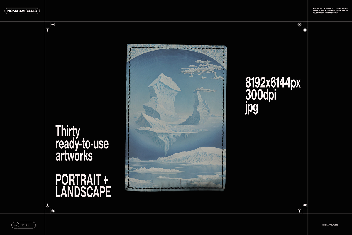 Polar Lands Illustrations, a Background Graphic by Nomad Visuals (Photo 15 of 15)