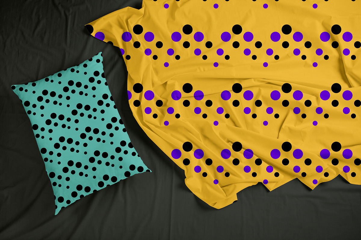 colorful dots patterns set 2020, a Pattern Graphic by designbydi (Photo 6 of 16)