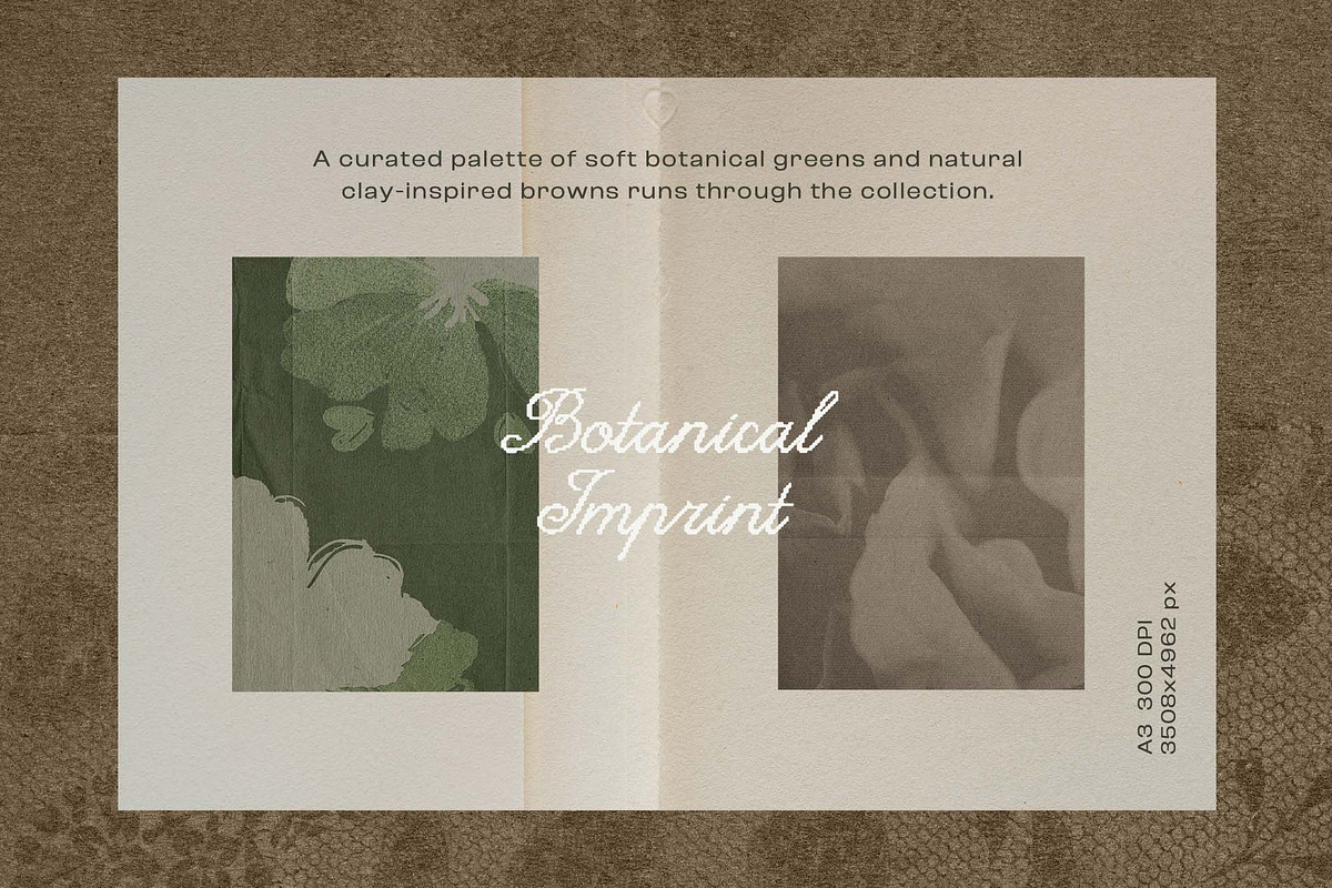 Botanical Imprint — Organic Papers, a Background Graphic by DigARTbyHavroshka (Photo 3 of 15)