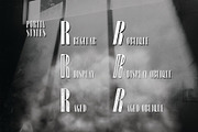 Portia | Film Noir Inspired Font, a Sans Serif Font by ochaya designs (Thumbnail 2 of 8)