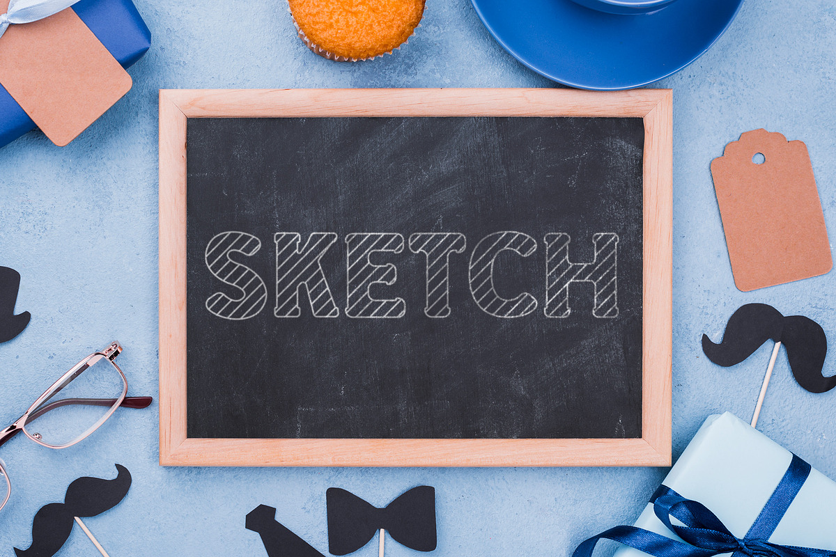 School Sketch Kids Font, a Font by vladocar (Photo 3 of 6)