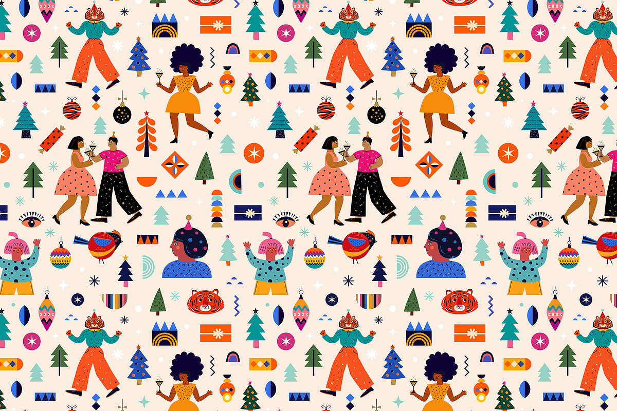 New Year & Christmas collection, a Seasonal Illustration by MoleskoStudio (Photo 25 of 38)