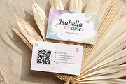 Cute Business Card Canva Template, a Business Card Template by Arslan (Thumbnail 2 of 7)
