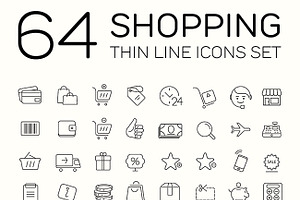 E-commerce And Shopping Icons.