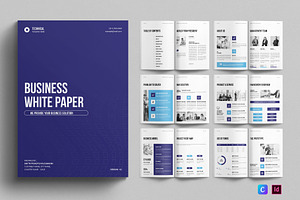 Business White Paper Template, a Brochure Template by E-Type