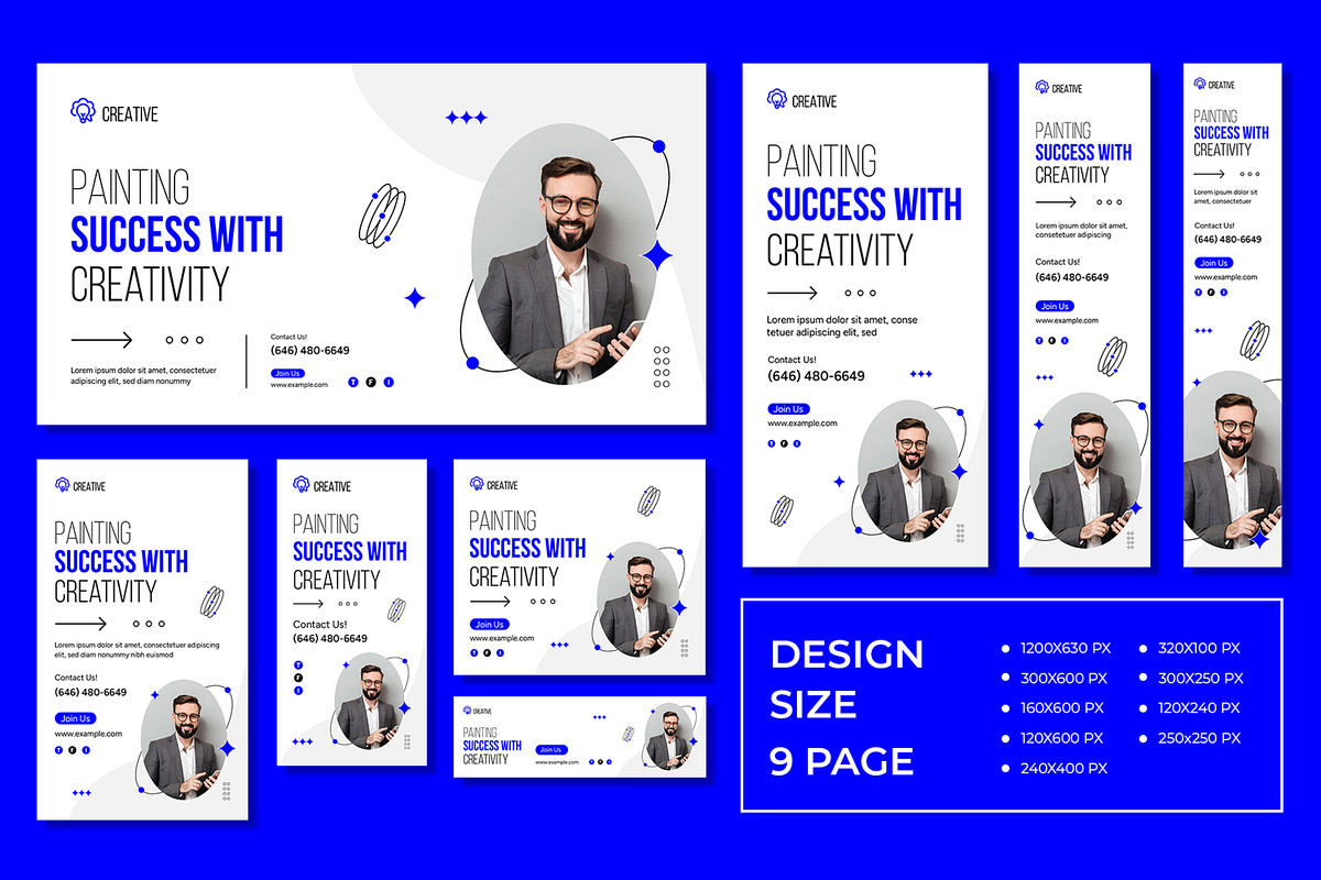Business Web Banner Layout, an UI Kit Template by CreativeShaper (Photo 1 of 4)
