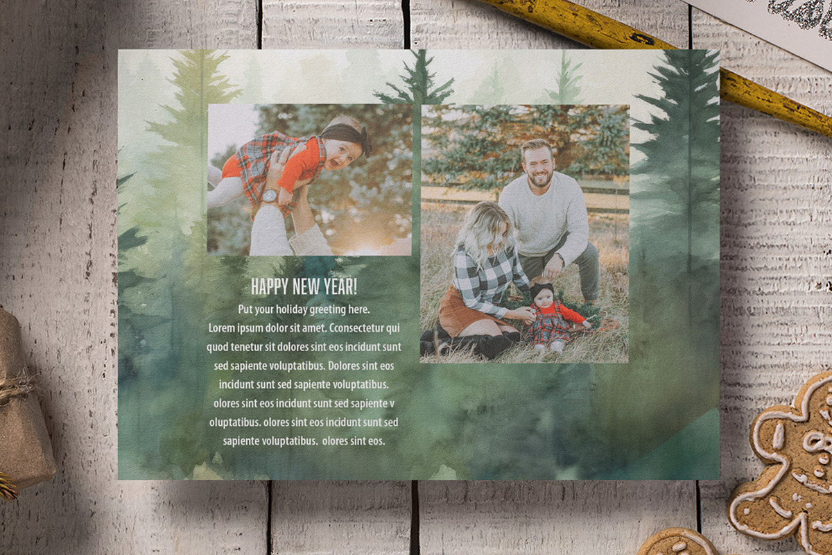 Photoshop Holiday Card, a Card Template by By Stephanie Design (Photo 3 of 3)