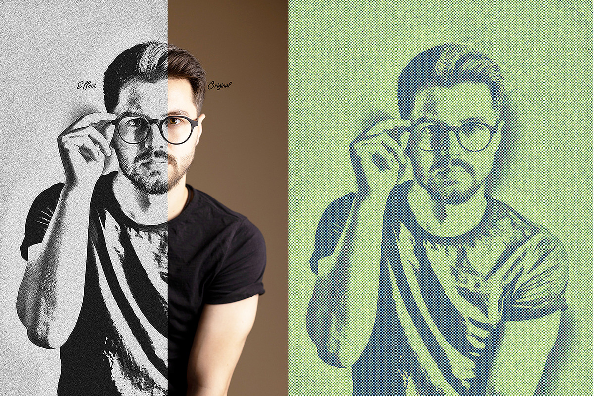 Portrait Sketch Photoshop Action, an Action Add-On by Studio Retouch (Photo 12 of 12)