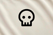 Simple Skull Icon Vector, an Object Illustration by Vectorium Studio (Thumbnail 3 of 4)