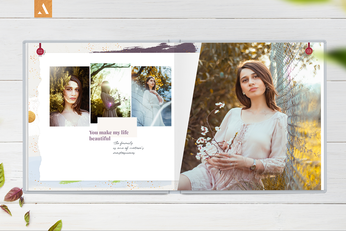 12x12 Photo Album Template / Aurora, a Brochure Template by ArealPro (Photo 18 of 18)