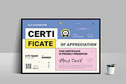 Certificate Template, a Stationery Template by MightyDesign (Thumbnail 3 of 6)