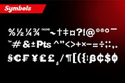 Mustreal - Modern Display Font, a Sans Serif Font by Rishsketch (Thumbnail 13 of 14)