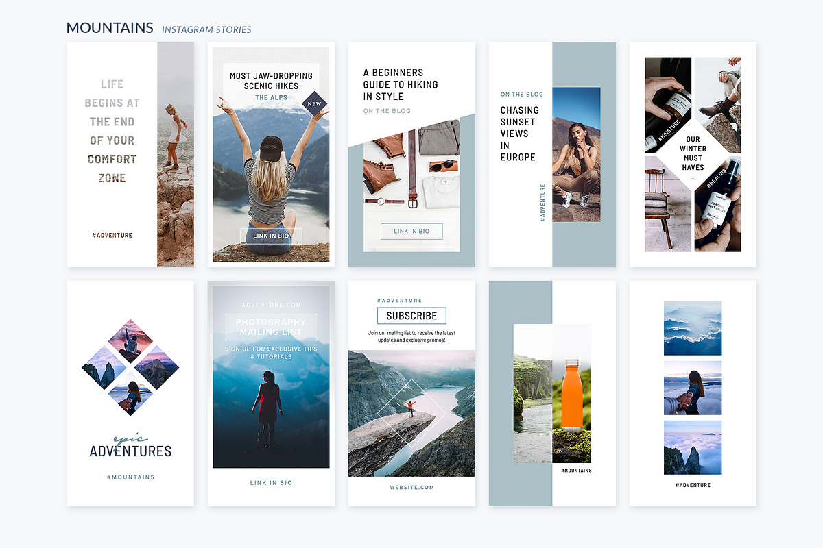 CANVA & PS Complete Instagram Bundle, a Social Media Template by Poego Social (Photo 6 of 52)
