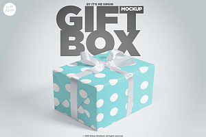 Gift Box mockup