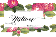 Nistiver Font Family (otf), a Script Font by Aga Silva (Thumbnail 1 of 6)