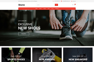 Shoes ECommerce Website Template