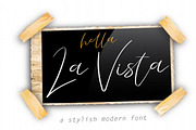 La Vista, a Script Font by AMINMARIO (Thumbnail 1 of 10)