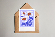 Trendy abstract flowers posters set, a Background Graphic by Good Studio (Thumbnail 10 of 13)